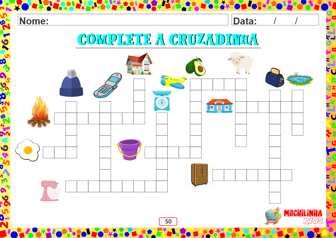 Cruzadinha ilustrada
